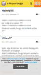 Mobile Screenshot of ferjemblogja.blog.hu