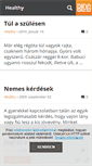 Mobile Screenshot of healthy.blog.hu