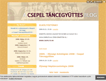 Tablet Screenshot of csepelte.blog.hu