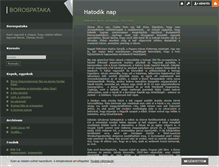 Tablet Screenshot of borospataka.blog.hu