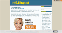 Desktop Screenshot of kispest.blog.hu