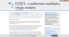 Desktop Screenshot of ccsvi.blog.hu