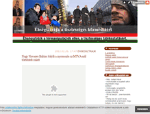 Tablet Screenshot of ehsegsztrajk.blog.hu