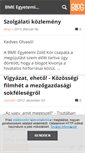 Mobile Screenshot of bme-ezk.blog.hu