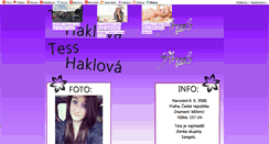 Desktop Screenshot of ja-a-terezka-haklova.blog.cz
