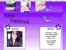 Tablet Screenshot of ja-a-terezka-haklova.blog.cz