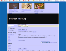 Tablet Screenshot of betfairtrading.blog.cz