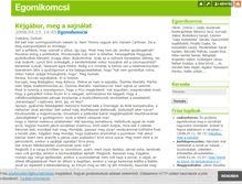 Tablet Screenshot of egomikomcsi.blog.hu