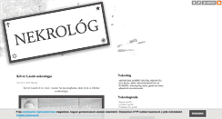 Desktop Screenshot of nekrolog.blog.hu