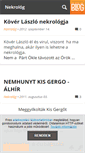 Mobile Screenshot of nekrolog.blog.hu
