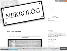 Tablet Screenshot of nekrolog.blog.hu