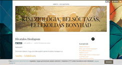 Desktop Screenshot of kineziologuspecs.blog.hu