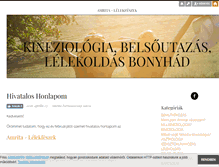 Tablet Screenshot of kineziologuspecs.blog.hu