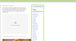 Desktop Screenshot of britneyspears.blog.rs
