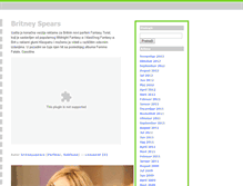 Tablet Screenshot of britneyspears.blog.rs