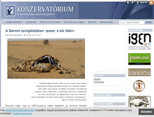 Tablet Screenshot of konzervatorium.blog.hu