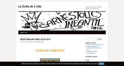 Desktop Screenshot of lacolladelolla.blog.cat