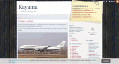 Desktop Screenshot of kayama.blog.hu