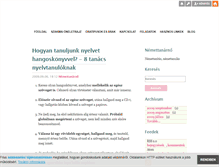 Tablet Screenshot of nemettanarno.blog.hu