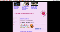 Desktop Screenshot of littlepetshopka.blog.cz