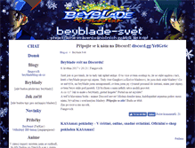 Tablet Screenshot of beyblade-svet.blog.cz