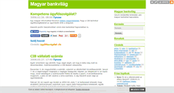 Desktop Screenshot of bankvilag.blog.hu
