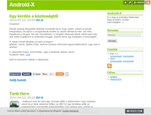Tablet Screenshot of androidx.blog.hu
