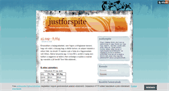 Desktop Screenshot of justforspite.blog.hu