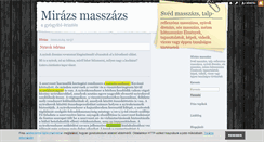 Desktop Screenshot of mirazs.blog.hu