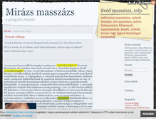 Tablet Screenshot of mirazs.blog.hu