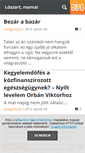 Mobile Screenshot of loszart-mama.blog.hu