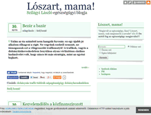 Tablet Screenshot of loszart-mama.blog.hu