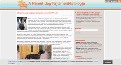 Desktop Screenshot of nemetdogsos.blog.hu