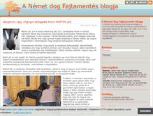 Tablet Screenshot of nemetdogsos.blog.hu