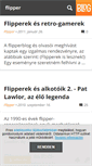 Mobile Screenshot of flipper.blog.hu