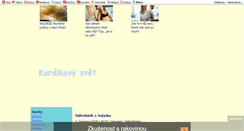 Desktop Screenshot of koralky4ever.blog.cz