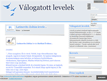 Tablet Screenshot of levelbonto.blog.hu