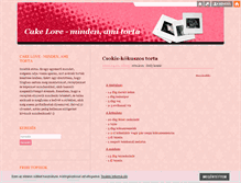 Tablet Screenshot of cakelove.blog.hu