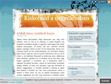 Tablet Screenshot of kiskoboldanagyvarosban.blog.hu