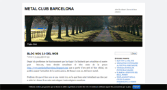 Desktop Screenshot of metalclubbarcelona.blog.cat