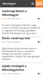 Mobile Screenshot of mikulasgyar.blog.hu
