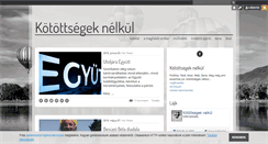 Desktop Screenshot of fedor.blog.hu