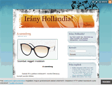 Tablet Screenshot of iranyhollandia.blog.hu