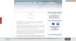 Desktop Screenshot of i8910.blog.hu