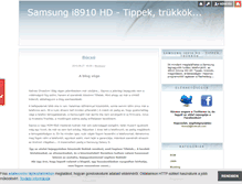 Tablet Screenshot of i8910.blog.hu