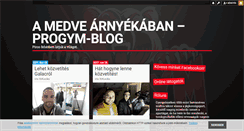 Desktop Screenshot of progym.blog.hu