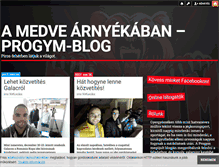 Tablet Screenshot of progym.blog.hu