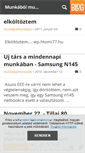 Mobile Screenshot of munkabolmunkaba.blog.hu