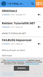 Mobile Screenshot of fosblog.blog.hu