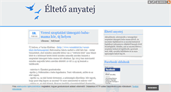 Desktop Screenshot of eltetoanyatej.blog.hu